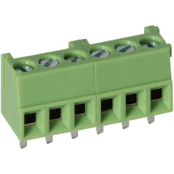 TruConnect 211794 3.5mm 6 Way Low Profile Rising Clamp Terminal Block
