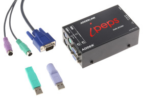 Przełącznik KVM AL-IPEPS-DA PS/2 1, Adder VGA