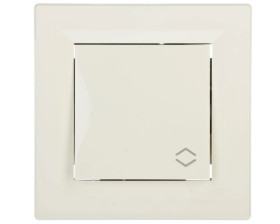 Łącznik Asfora schodowy zaciski śrubowe kremowy z ramką EPH0400323