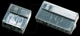 243-208 Micro plug-in terminals, 8-way, dark grey, 0.6 - 0.8 mm²