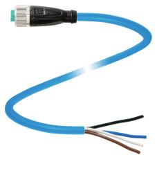 Pepperl+Fuchs 240769-100000 Złącze konfekcjonowane czujnika/aktuatora 15 m Ilość pinów: 4 1 szt.