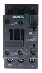 Stycznik 110 V ac Siemens styki: 3 11 kW 25 A 3NO Obok siebie Śruba 3RT2026-1AF00