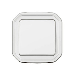 NOWE PLEXO 55 Przycisk jednobiegunowy komplet natynkowy 10A - 250V AC biały 069760L