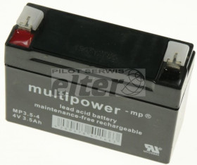 Akumulator AGM ĹĽelowy 4V 3,5Ah 14Wh