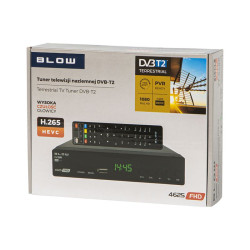 Tuner DVB-T2/C TV naziemnej i kablowej BLOW 4625FHD H.265 HEVC / 77-048