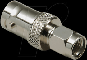 0419125 SMA reverse plug to BNC socket adapter