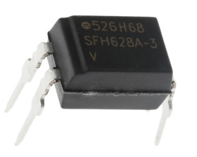 Transoptor SFH628A-3 1-kanałowy AC 100 % Otwór przelotowy PDIP 4-pinowy Vishay