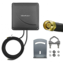 Qoltec Antena 4G LTE DUAL MIMO booster 35 dBi 50W 2x SMA męski