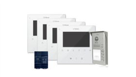 Wideodomofon 4-Rodzinny Vidos Duo 4 X M1022w / S1104a