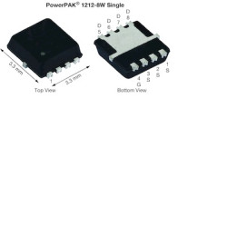 MOSFET P-kanałowy 11,5 A PowerPAK 1212 w 60 V SMD 0.136 Ω