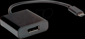 12.99.3220 Adapter USB-C &gt; DP 1.2, black, 0.10 m