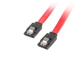 Kabel SATA DATA III (6GB/s) 0,5m z zatrzaskami metalowymi CA-SASA-14CU-0050-R