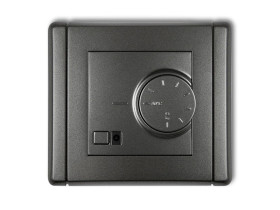 FLEXI Elektroniczny regulator temperatury z czujnikiem powietrznym grafitowy 11FRT-2 KARLIK