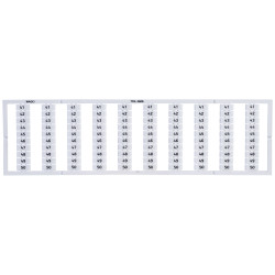 WAGO 793-5606 WMB Multiple Marking System Vertical 41 ... 50 10x, white