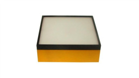 Panel Led Sadok Złoto Czarny 10W Dw