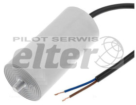 Kond. silnikowy rozruch. 8,0uF 450V kable śruba