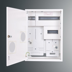 Rozdzielnica n/t licznikowa RZ-11NN P O T1F+T3F+25S płytka 577x423x135 Kubiak