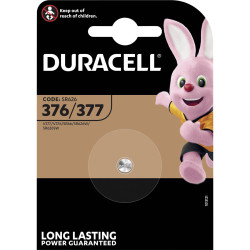 Duracell D377 Silver Oxide Buton Cell Battery 376/377 SR626 1.5V - Pack of 1