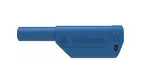 Adapter z wtykiem bananowym Męski Śruba typ Wtyk bananowy Żółty 32A Schutzinger