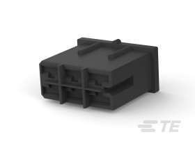 Obudowa do konektorów zaciskanych Gniazdo 6-pinowe Czarny 28mm
