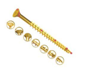 Wkręt do drewna Stalowe 6mm typ Countersunk UNIFIX VORTEX