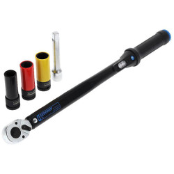 Gedore 3107027 Torque Wrench TORCOFLEX UK Set 1/2&quot; 40-200 Nm