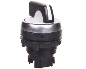 OSMOZ Napęd przełącznika obrotowego 22mm 3 pozycje czarny bez podświetlenia powrotny 023928