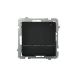 Łącznik schodowy podświetlany ŁP-3RS/m/33 czarny metalik SONATA Ospel