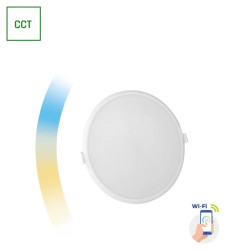 ALGINE DOWNLIGHT 22W 230V 120st IP20 IK06 FI215x38mm BIAŁY okrągła CCT+DIM Wi-Fi SPECTRUM SMART