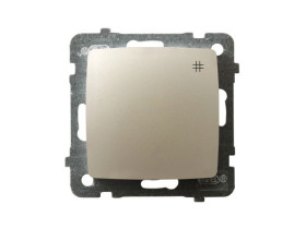 KARO Wyłącznik krzyżowy IP-20 zaciski gwintowe ecru perłowy ŁP-4S/m/42 OSPEL
