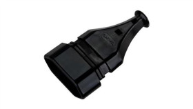 Gniazdo Przenośne Płaskie B/U Euro 250V Czarne Gn-11 Czarny