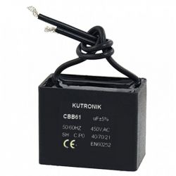 KONDENSATOR 3uF 450V SILNIKOWY CBB61 ROZRUCHOWY PRZEWODY