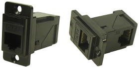 Cliff adapter do wbudowania RJ45 Cliff CP30752MB adapter do wbudowania czarny 1 szt.