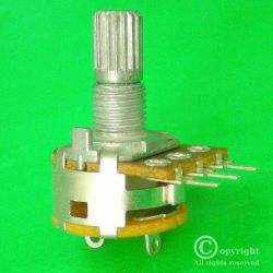 POTENCJOMETR OBROTOWY 200K OHM B LINIOWY Z WYŁĄCZNIKIEM (POT0661)