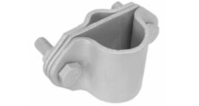 Złącze krzyżowe pręt fi25-bednarka/drut 2xM8, ocynk ogniowy