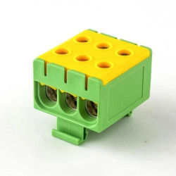 Listwa zaciskowa LZT w korpusie żółto-zielona Cu:2,5-35mm2, Al:6-35mm2 E.4142/Ż-Z