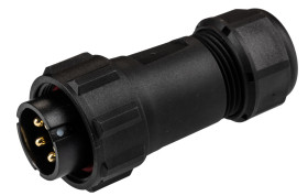 Złącze wielostykowe przemysłowe 5-pinowe Montaż na kablu Wtyczka RS PRO