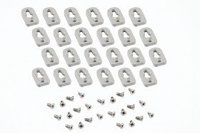 Zestaw montażowy Stopy 1557FOOTGY-24 Tworzywo sztuczne ABS Obudowa Serii 1557