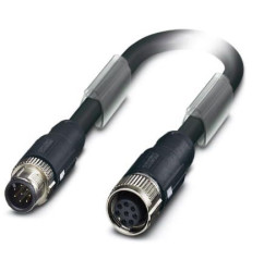 Kabel magistrali ze złączem Złącze M12 liczba rdzeni 6 długość 5m Rodzaj A Męskie Złącze B Złącze M12