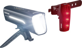 Osram Automotive Zestaw oświetlenia rowerowego RACE 80 SET LED akumulatorowe czarny