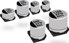 Electrolytic capacitor, 470 µF, 35 V (DC), SMD, Ø 10 mm, EEEFN1V471UV
