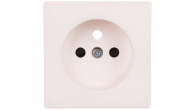 Q.1/Q.3 Płytka Czołowa Gniazda Z/U Śnieżnobiały Aksamit 3965766089