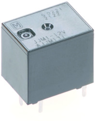 Automotive relays 1 Form C (NO/NC), 12 V (DC), 225 Ω, 14 V (DC), THT, JJM112J