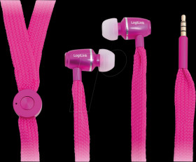 HS0026 Stereo in-ear headset, pink