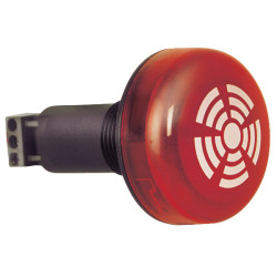 Werma Signaltechnik 150.100.68 LED Buzzer Combination Red 230VAC