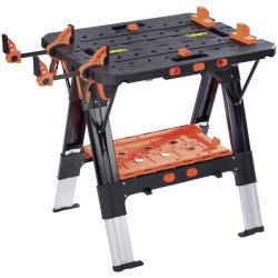 JORGENSEN M60Pro Mobile Workbench 2-in-1 Height Adjustable 635x787mm