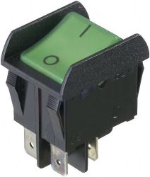 Przełącznik kołyskowy interBär 3652-851.22, 250 V/AC, 16 A, 2 x wył/wł, zatrzask, 1 szt.