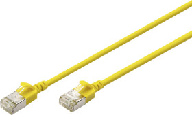 kabel LAN Digitus DK-1632-A-020S-Y, 1 szt., RJ45, CAT 6a, F/FTP, 2 m, żółty