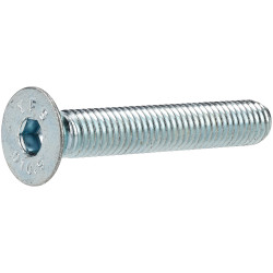 R-TECH 337405 M8 X 50 Hex Socket Countersunk Screws Steel BZP - Pack Of 50