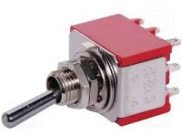 HEB4 Przełacznik hebelkowy dwusekcyjny, trójpołożeniowy ON-OFF-ON